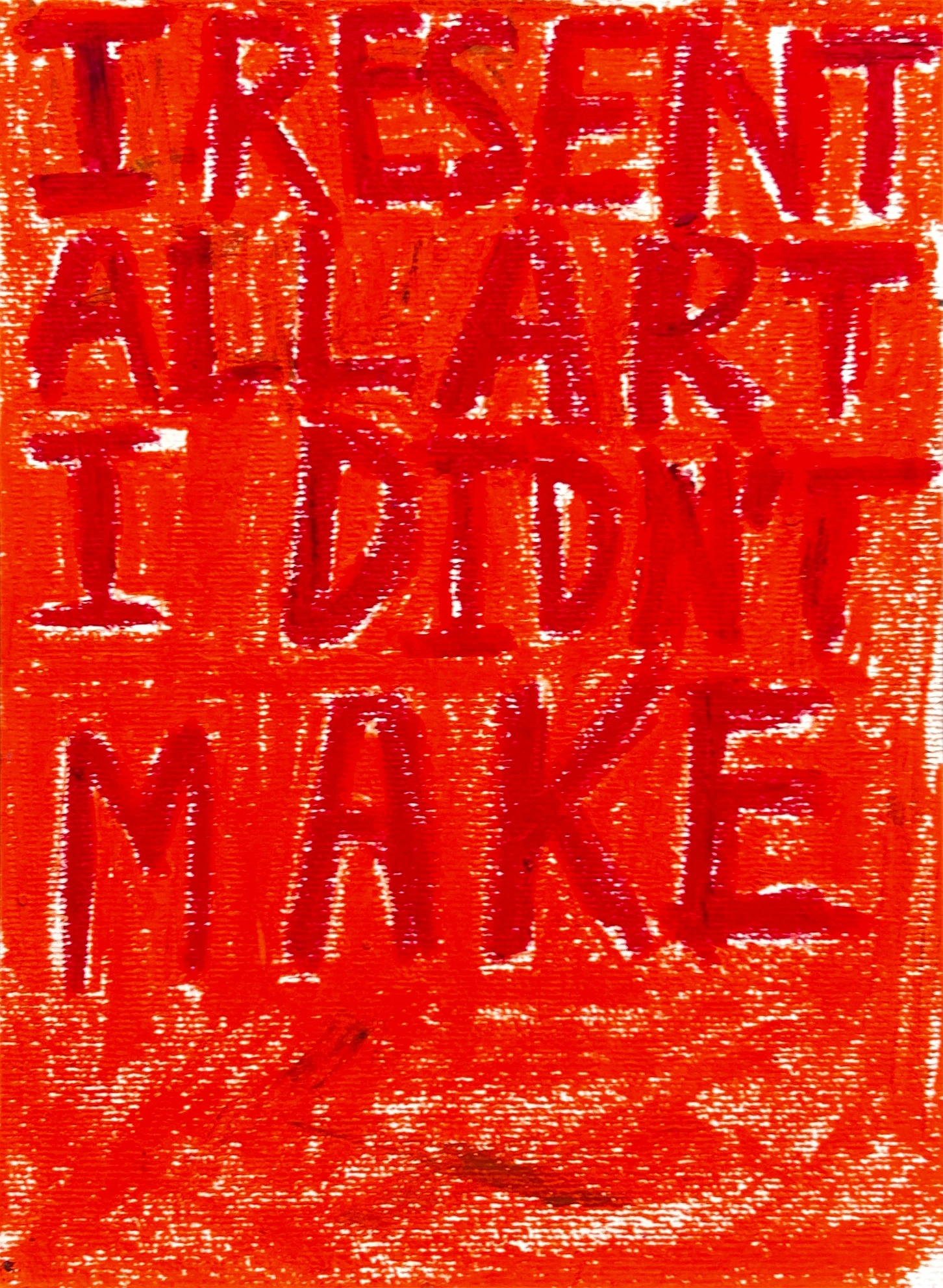 ‘I’ Series - ‘Resent’